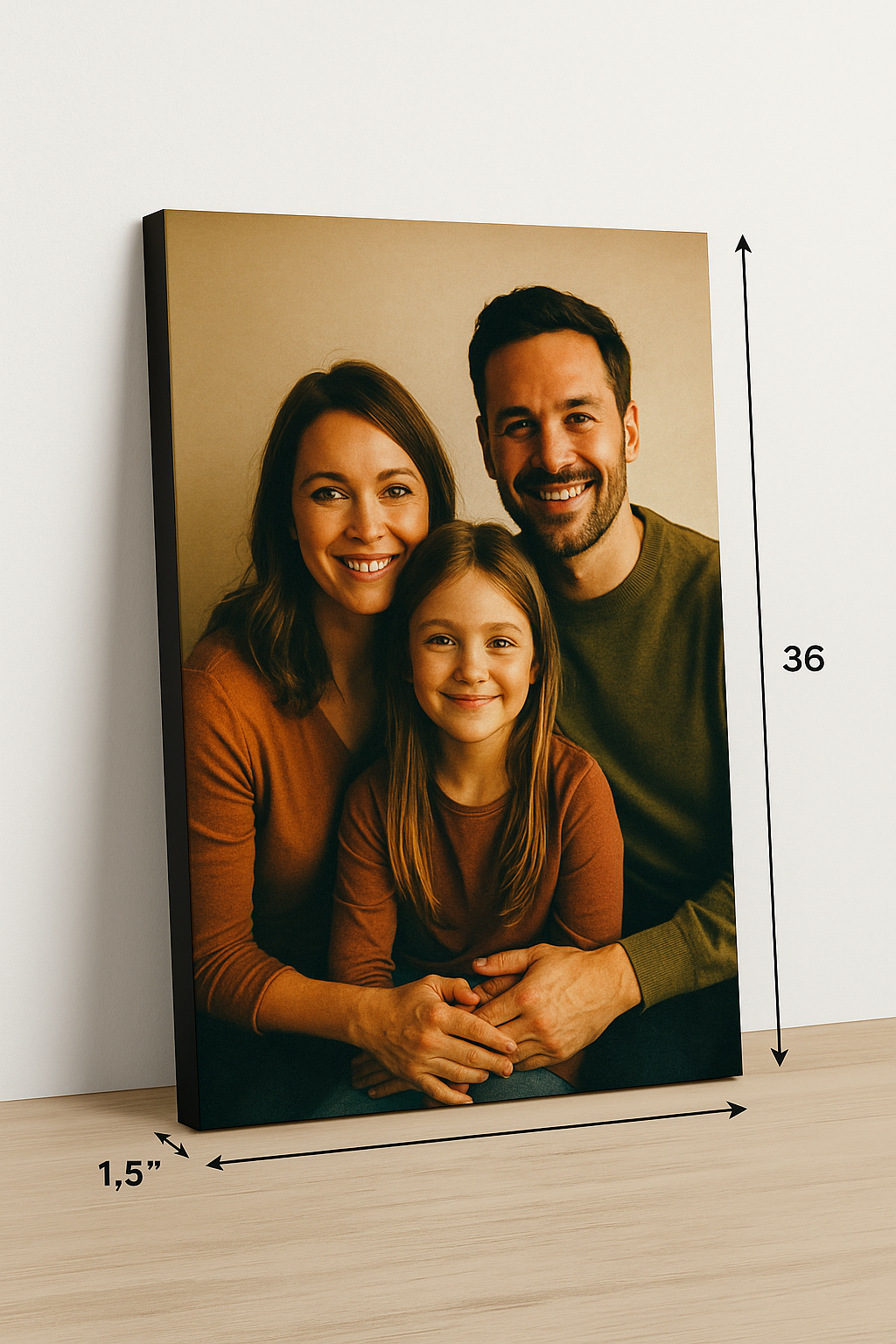 36×24″ Personalized Photo Panel – Medium